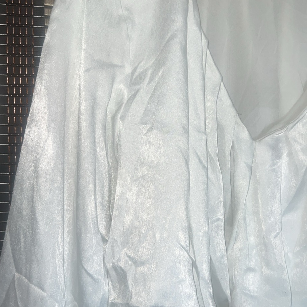 Zara white balloon sleeve crop top, size L - Picture 3 of 12
